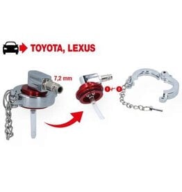 KS TOOLS Universele ontluchtingsnippel voor Toyota en Lexus - 160.0719
