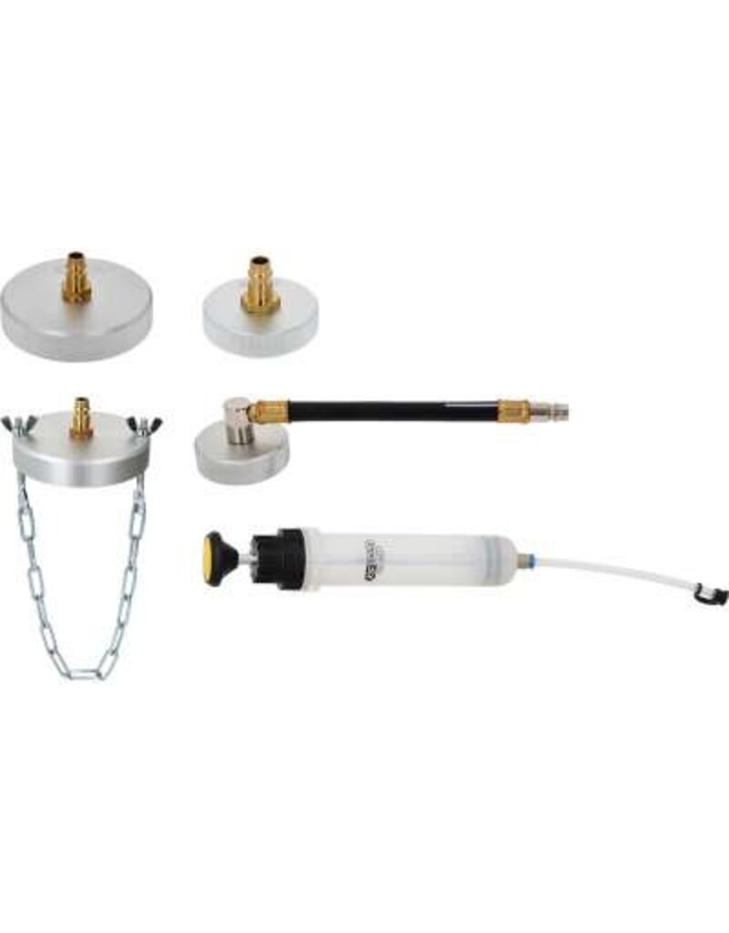 KS TOOLS Universele adapterset voor remontluchting met handpomp, 5-dlg - 160.0785
