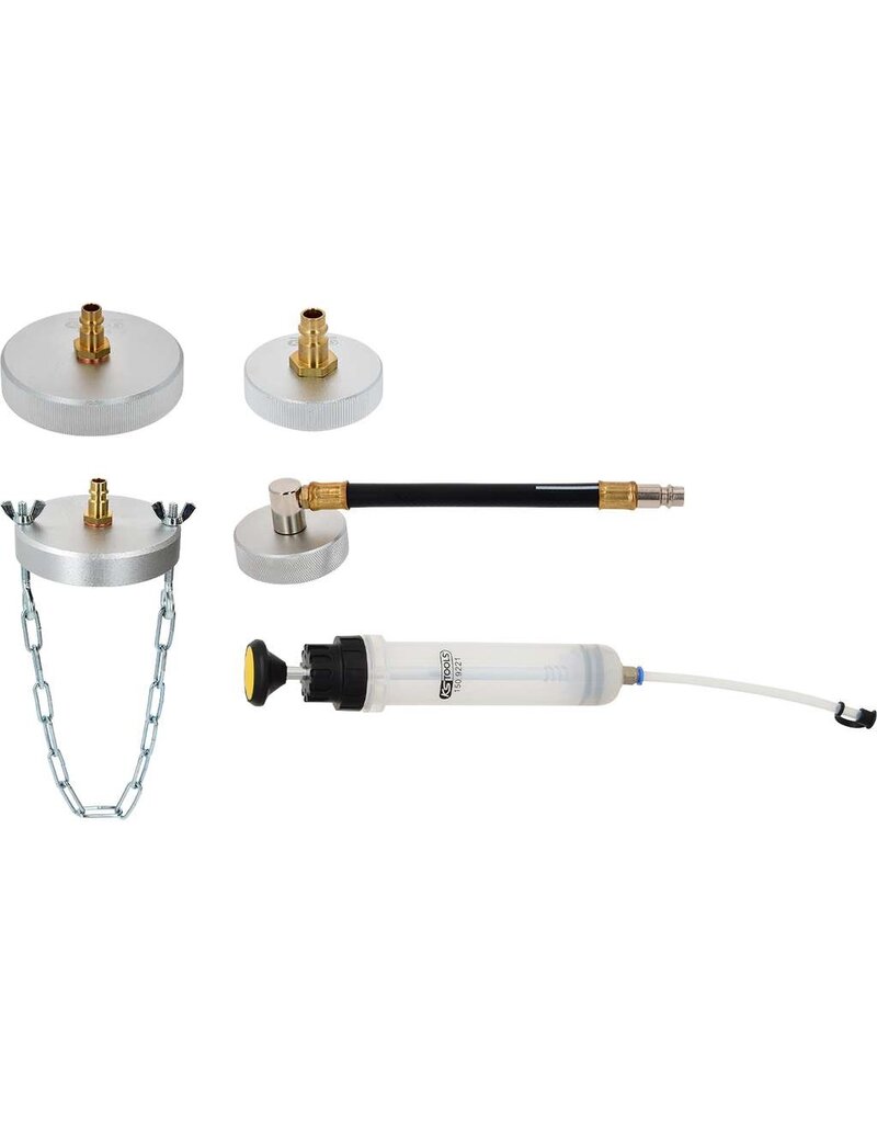 KS TOOLS Universele adapterset voor remontluchting met handpomp, 5-dlg - 160.0785