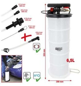 KS TOOLS 6,5 liter vacuüm afzuigpomp met 4 sonden - 160.0865