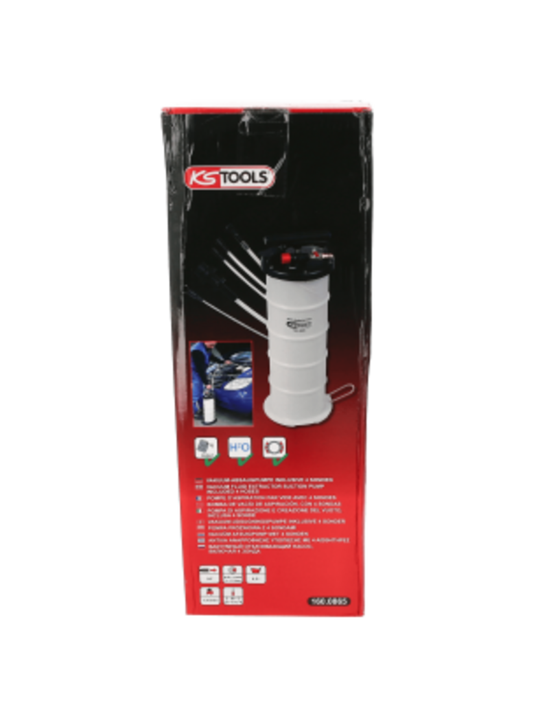 KS TOOLS 6,5 liter vacuüm afzuigpomp met 4 sonden - 160.0865