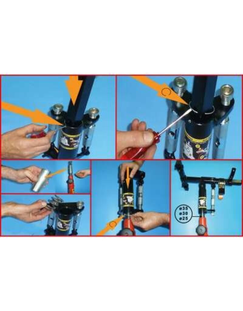 KS TOOLS Universele versnelingsbakhouderset, 11-tlg - 160.0910