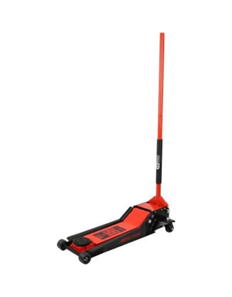 KS TOOLS performance stalen hydraulische krik, 2000 kg, vlak, hefhoogte: 75 - 610 mm - 160.1025