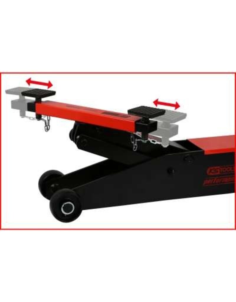 KS TOOLS performance Dwarsbalk voor voertuigkrik, 2000 kg - 160.1045