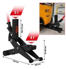 KS TOOLS performance Krik voor vorkheftrucks, 4-5 t - 160.1050