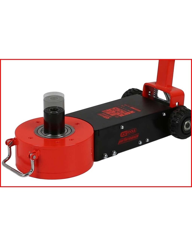 KS TOOLS performance pneumatisch-hydraulische krik , 40/ 20/15/10 t - 160.1085