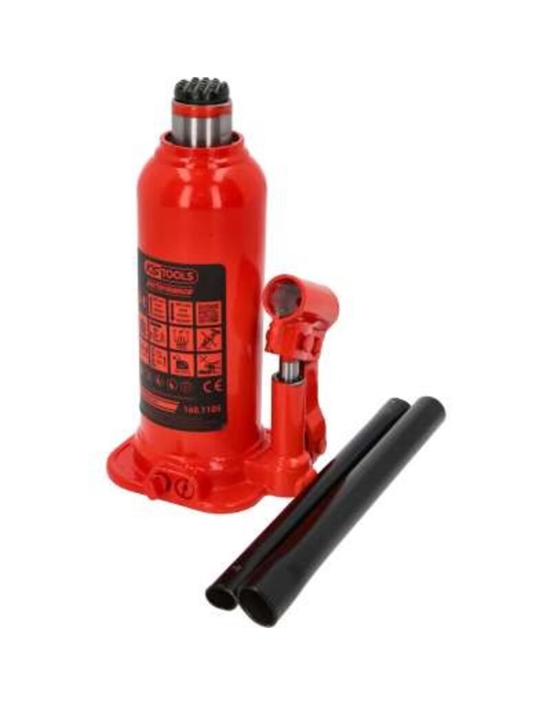 KS TOOLS performance hydraulische potkrik, 5000 kg, hefhoogte: 207 - 402 mm - 160.1105