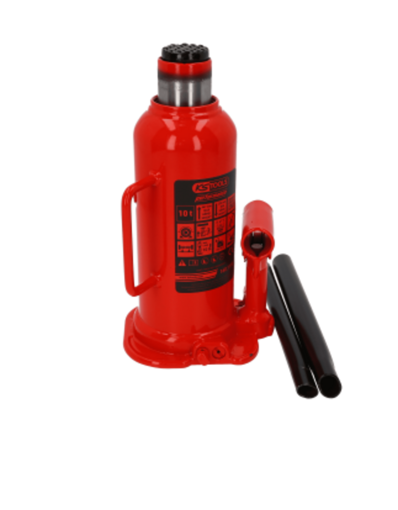 KS TOOLS performance hydraulische potkrik, 10000 kg, hefhoogte: 222 - 447 mm - 160.1110