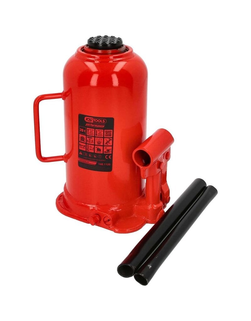 KS TOOLS performance hydraulische potkrik, 20000 kg, hefhoogte: 235 - 445 mm - 160.1120