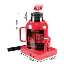 KS TOOLS performance hydraulische potkrik, 30000 kg, hefhoogte: 275 - 440 mm - 160.1125