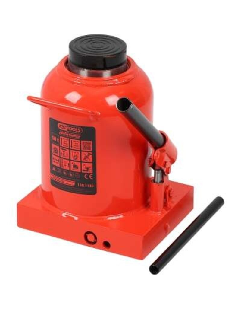 KS TOOLS performance hydraulische potkrik, 50000 kg, hefhoogte: 265 - 425 mm - 160.1130