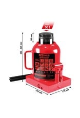 KS TOOLS performance hydraulische potkrik, 50000 kg, hefhoogte: 265 - 425 mm - 160.1130