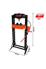 KS TOOLS performance Hydraulische werkplaatspers, 20000 kg - 160.1150