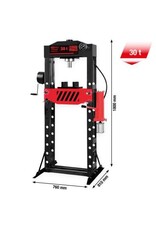 KS TOOLS performance Hydraulische werkplaatspers, 30000 kg - 160.1155