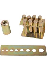 KS TOOLS Performance persdoornset voor hydraulische werkplaatspers, 8-dlg - 160.1165