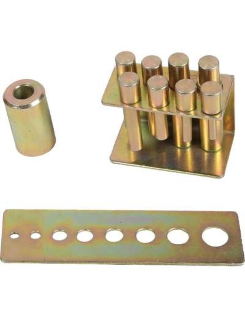 KS TOOLS Performance persdoornset voor hydraulische werkplaatspers, 8-dlg - 160.1165