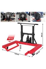 KS TOOLS performance hydraulische wiellift, 700 kg - 160.1200