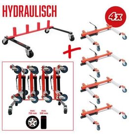 KS TOOLS performance opbergframe met vier hydraulische rangeerhulpen, 5-dlg - 160.1220