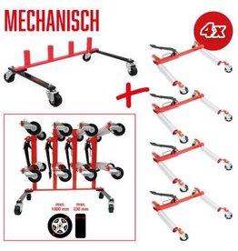 KS TOOLS performance opbergframe met vier mechanische rangeerhulpen, 5-dlg - 160.1225