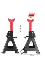 KS TOOLS performance Assteun met snelverstelling, 3000 kg, per paar - 160.1250