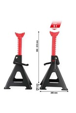 KS TOOLS performance Assteun met snelverstelling, 6000 kg, per paar - 160.1255