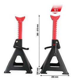 KS TOOLS performance Assteun met snelverstelling, 6000 kg, per paar - 160.1255