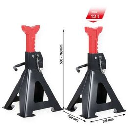 KS TOOLS performance Assteun met snelverstelling, 12000 kg, per paar - 160.1260