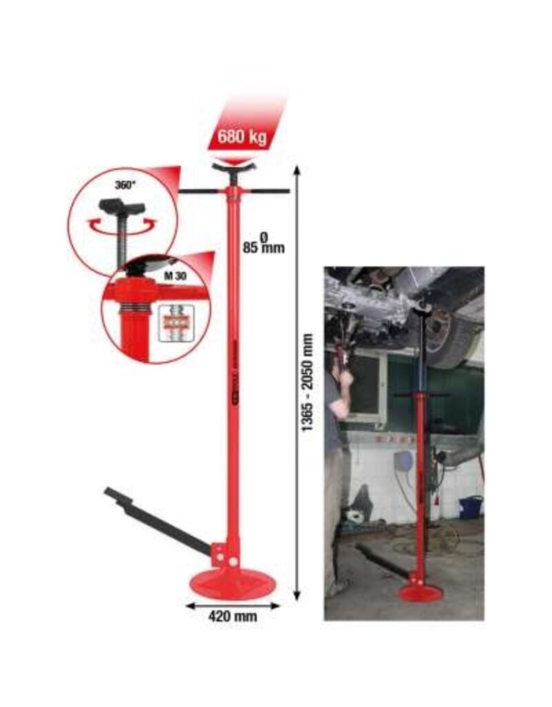 KS TOOLS performance telescopische steun, max. 680 kg - 160.1265