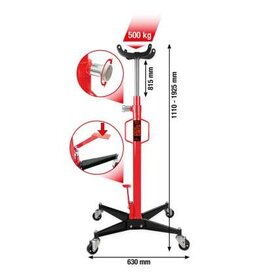 KS TOOLS performance Hydraulische V-bakkrik, 500 kg - 160.1270