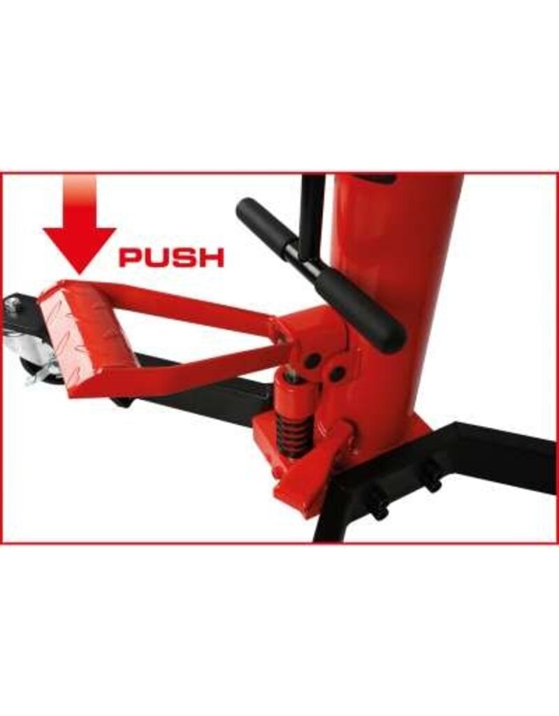 KS TOOLS performance Hydraulische transmissiekrik met tafel, 500 kg - 160.1305