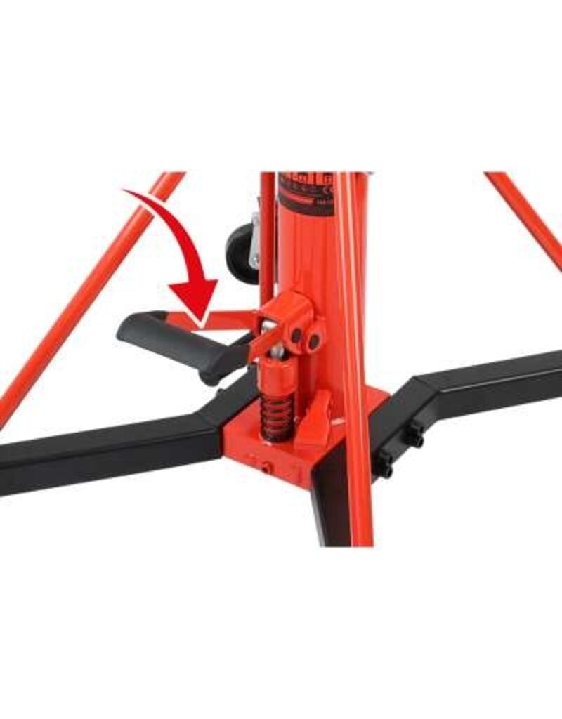 KS TOOLS performance Hydraulische transmissiekrik met tafel, 1000 kg - 160.1310