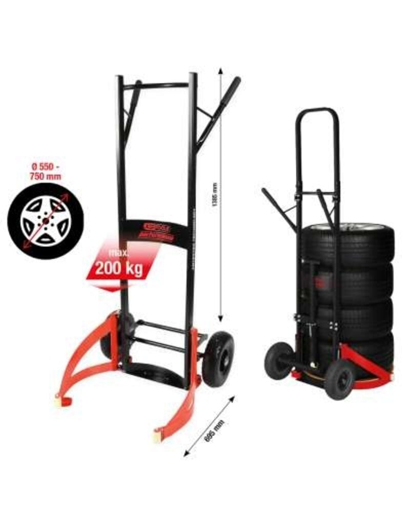 KS TOOLS performance Profi-bandenwagen, 200 kg - 160.1340