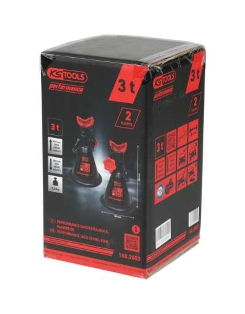 KS TOOLS performance assteunen, 3 t, per paar - 160.2003