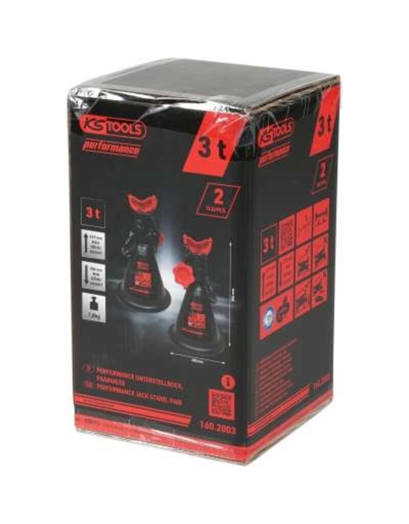 KS TOOLS performance assteunen, 3 t, per paar - 160.2003