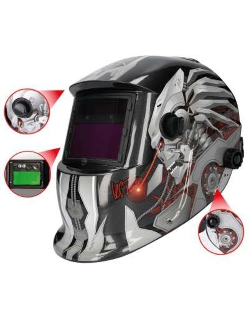 KS TOOLS Automatisch lasmasker, steel-design - 310.0195