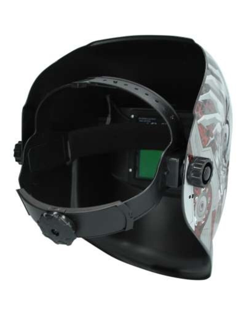 KS TOOLS Automatisch lasmasker, steel-design - 310.0195