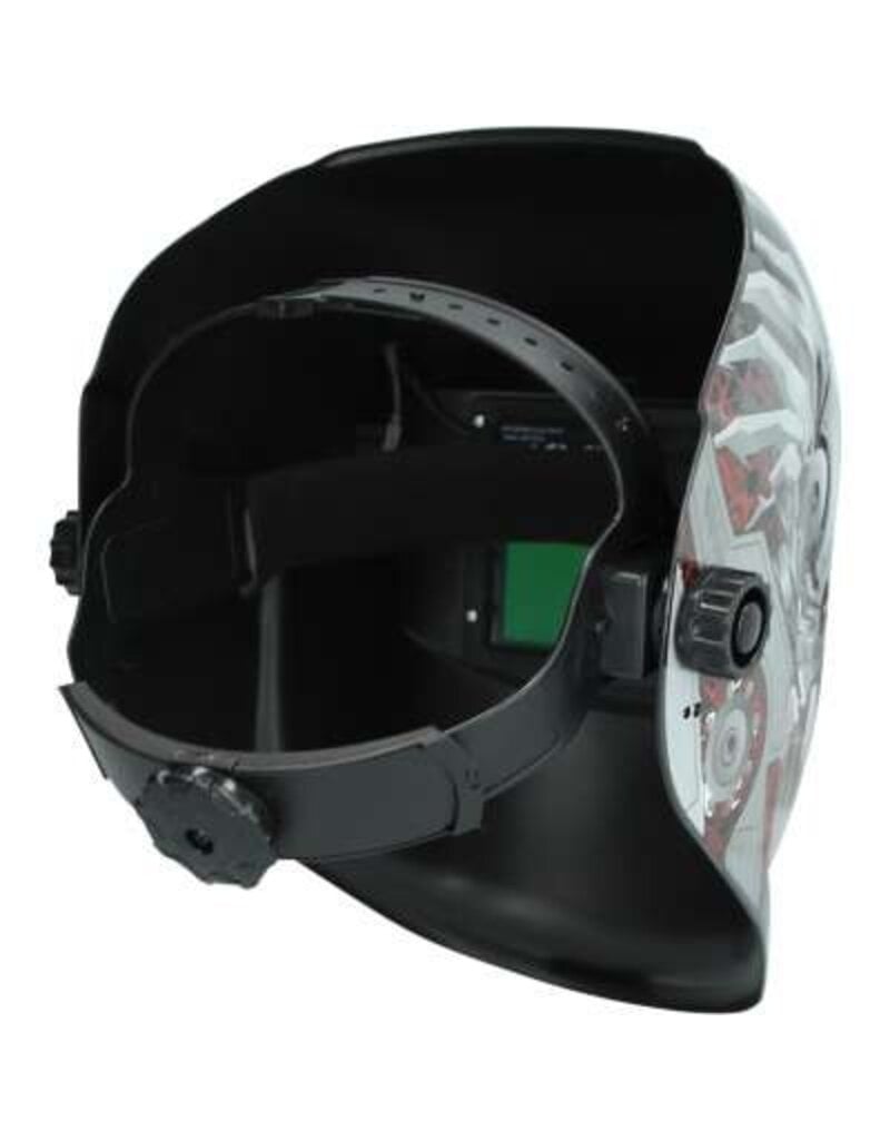 KS TOOLS Automatisch lasmasker, steel-design - 310.0195