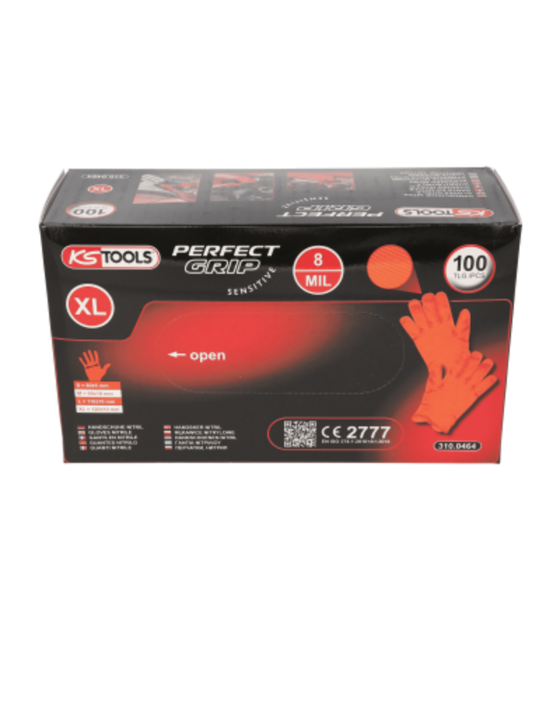 KS TOOLS Handschoenen Nitril, XL, 100 per pak - 310.0464