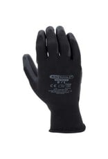 KS TOOLS PU-Flex werkhandschoen-zwart, 9, 12 paar - 310.0470