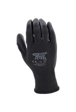KS TOOLS PU-Flex werkhandschoen-zwart, 11, 12 paar - 310.0480