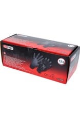 KS TOOLS PU-Flex werkhandschoen-zwart, 11, 12 paar - 310.0480
