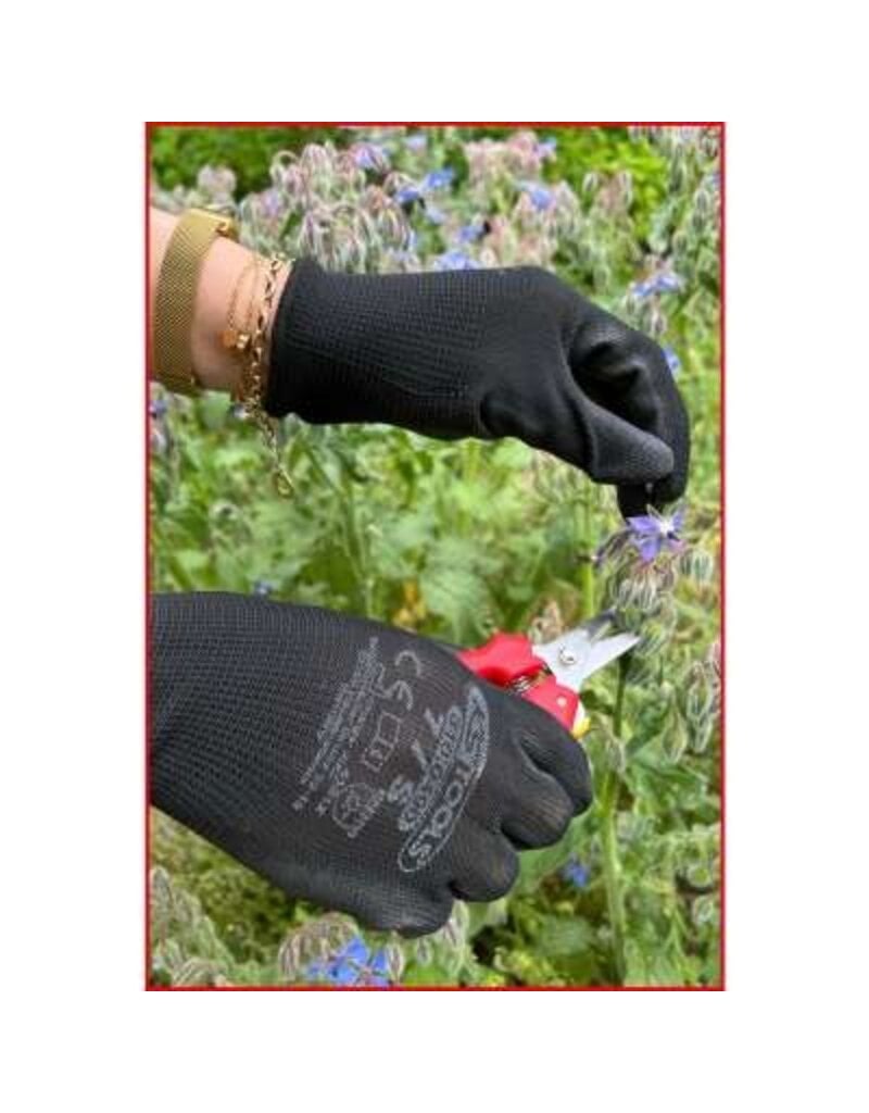 KS TOOLS PU-Flex werkhandschoen-zwart, 7, 12 paar - 310.0490