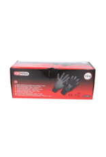KS TOOLS PU-Flex werkhandschoen-zwart, 8, 12 paar - 310.0491