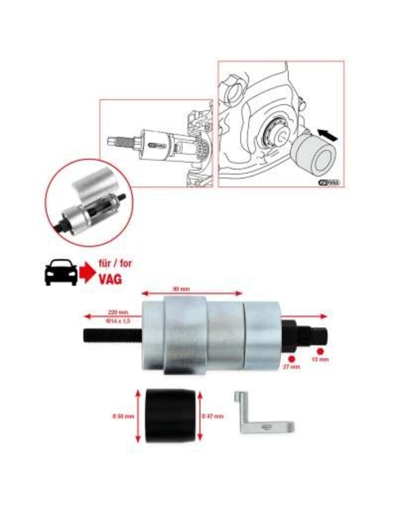 KS TOOLS Tandwielmontageset voor VAG - 400.0910