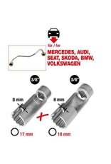 KS TOOLS 3/8" inspuitleidingsleutelset, 2-dlg - 405.0160