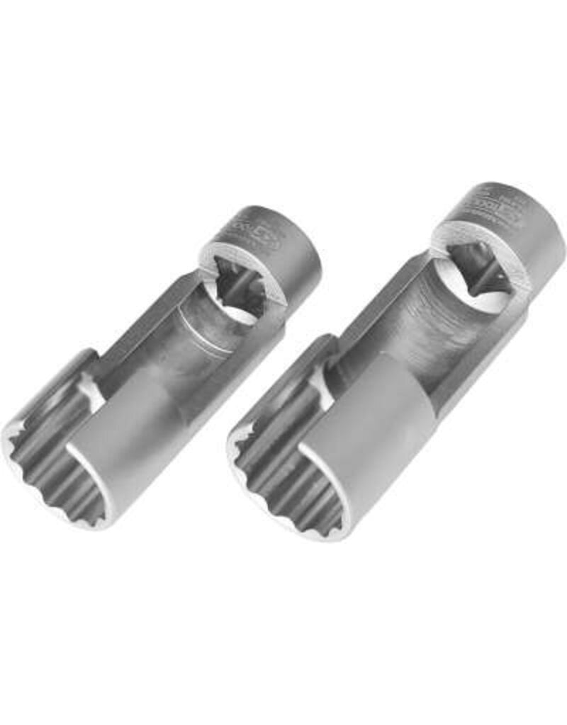 KS TOOLS 3/8" inspuitleidingsleutelset, 2-dlg - 405.0160