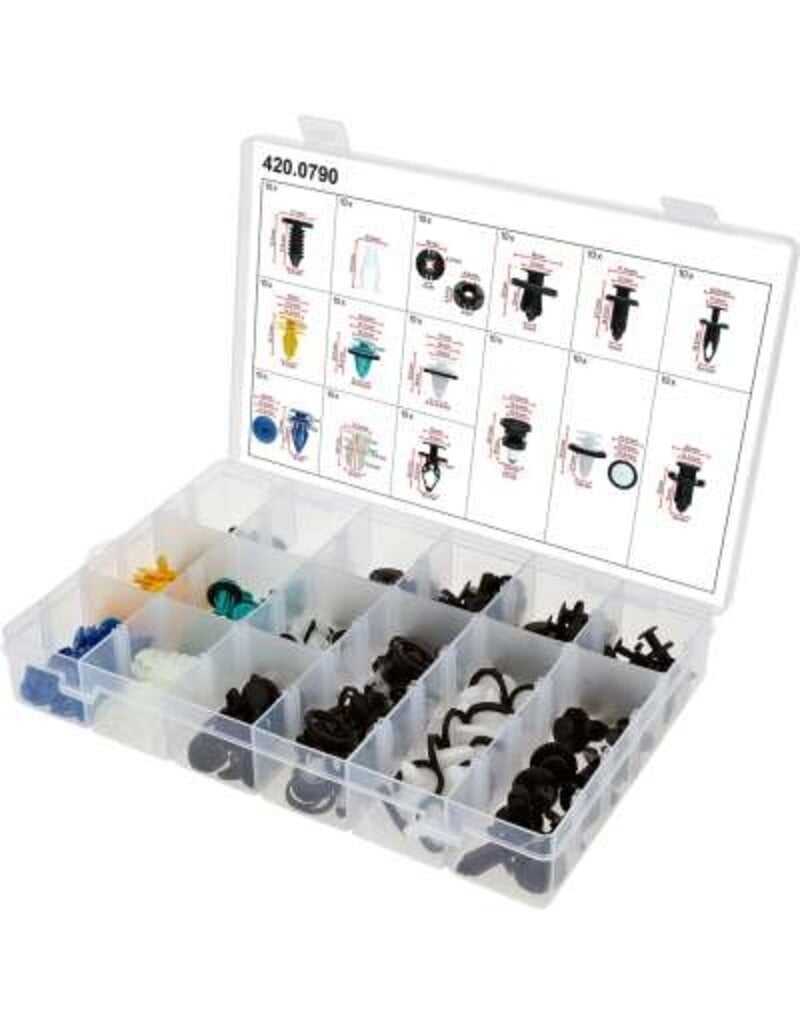 KS TOOLS Set bevestigingsklemmen - Tesla, 150-dlg - 420.0790