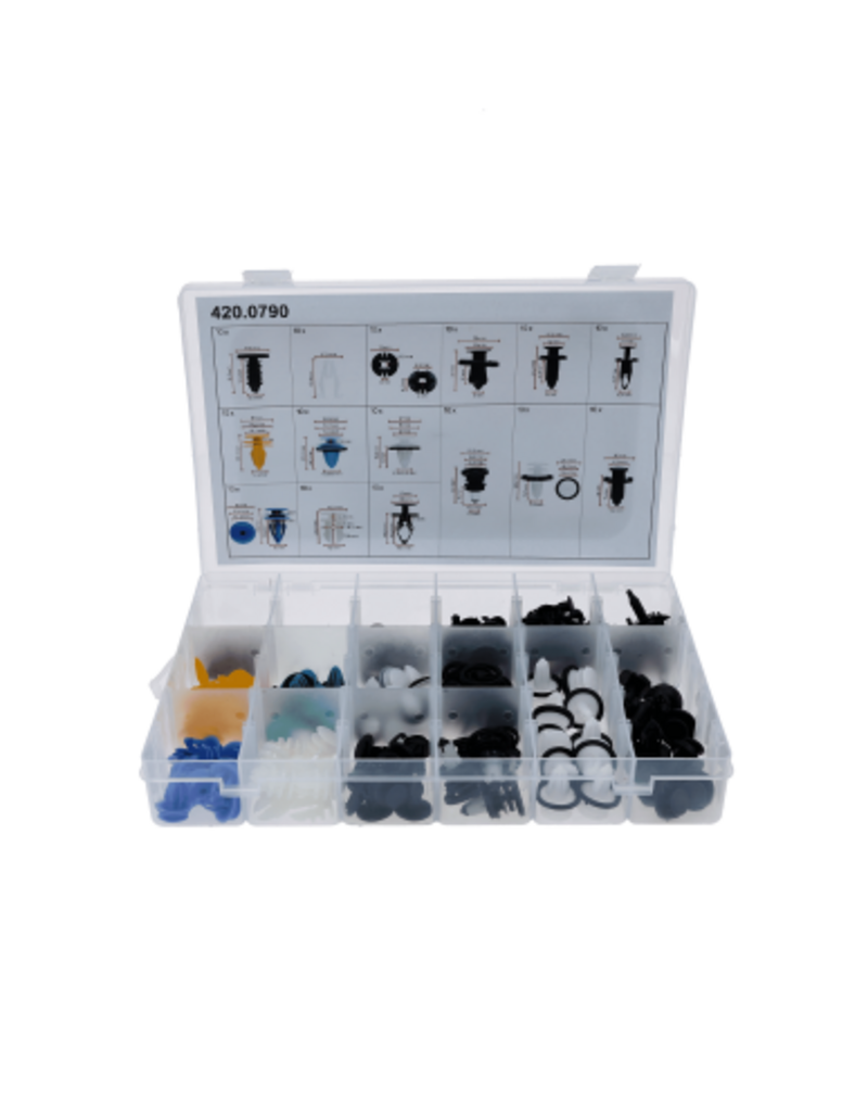 KS TOOLS Set bevestigingsklemmen - Tesla, 150-dlg - 420.0790