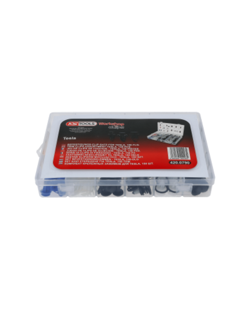 KS TOOLS Set bevestigingsklemmen - Tesla, 150-dlg - 420.0790