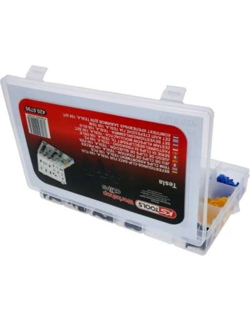 KS TOOLS Set bevestigingsklemmen - Tesla, 150-dlg - 420.0790
